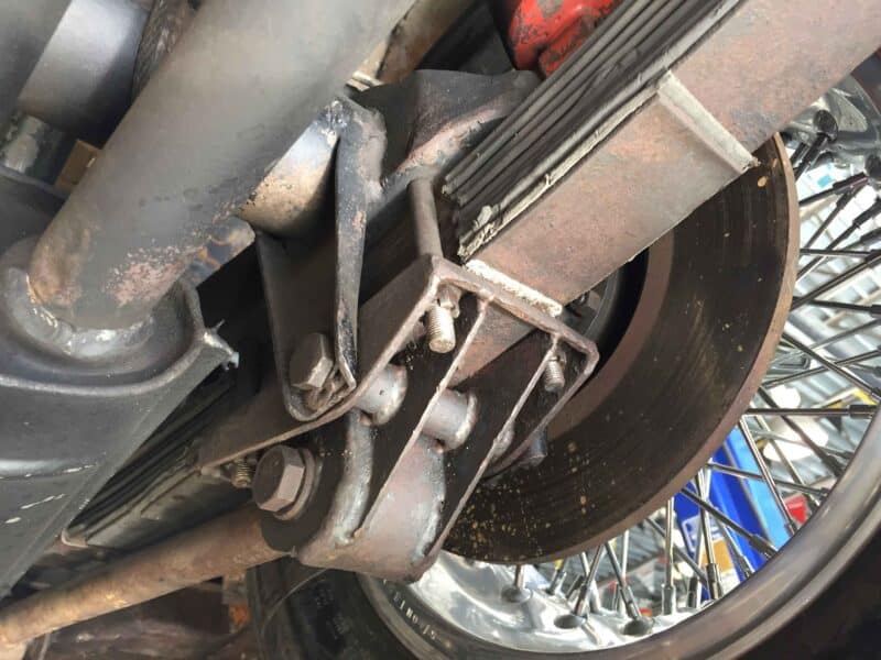 Ferrari 400 Super America Leaf Spring After Dry Ice Blasting