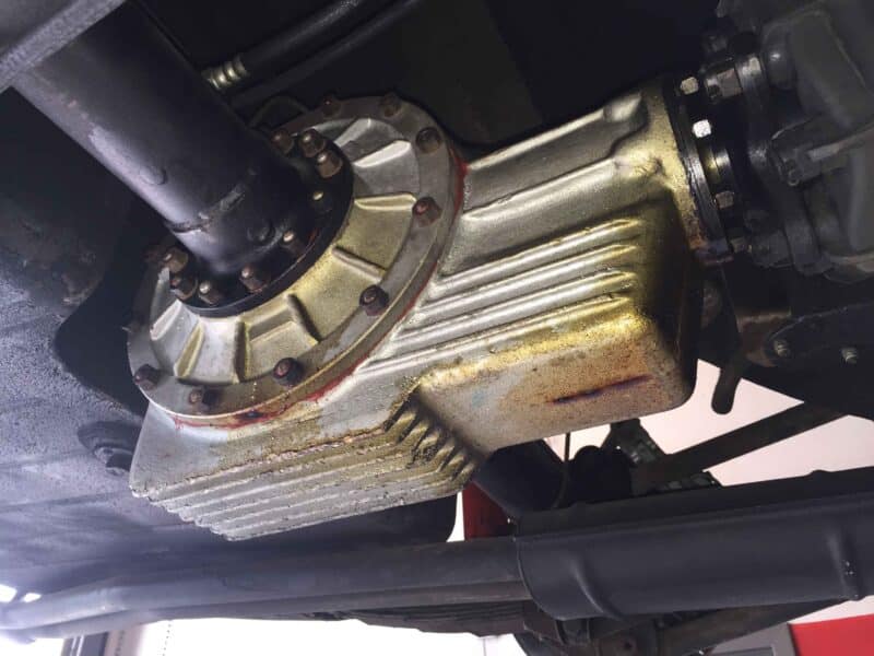 Ferrari 400 Super America Transmission Before Dry Ice Blasting
